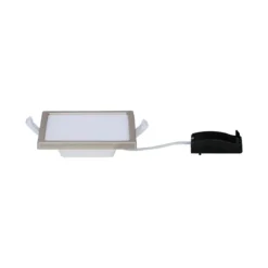 Paulmann No. 92940 Einbaupanel LED eckig 8W 12x12 cm IP44 Nickel matt