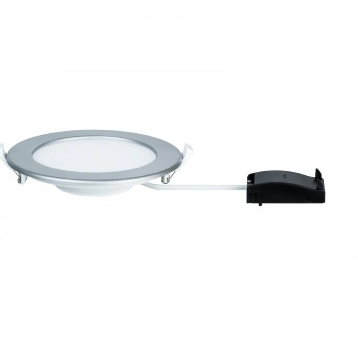Paulmann No. 92071 Einbaupanel LED rund 12W 4000K Chrom matt IP44 spritzwassergeschützt