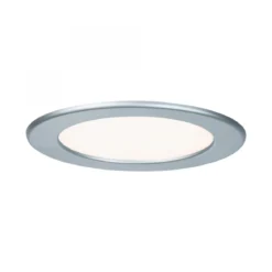 Paulmann No. 92074 Einbaupanel LED rund 12W 2700K Chrom matt IP44 spritzwassergeschützt