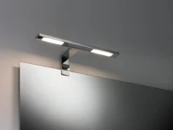 Paulmann No. 99385 Galeria Spiegel- und Aufschrankleuchte LED Double Hook 2x3,2W Chrom