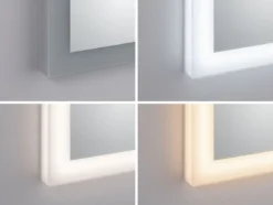 Paulmann No. 93013 HomeSpa LED Leuchtspiegel Mirra eckig IP44 22W WhiteSwitch