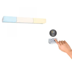 Paulmann No. 78948 HomeSpa LED Spiegelleuchte Luno IP44 Alu 6W WhiteSwitch 2700K