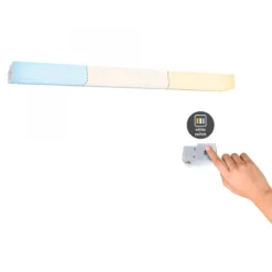Paulmann No. 78949 HomeSpa LED Spiegelleuchte Luno IP44 Alu 8W WhiteSwitch 2700K