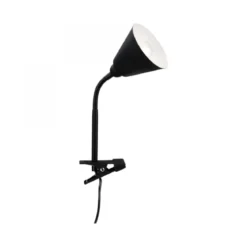 Paulmann No. 95430 Klemmleuchte Vitis Flexarm E14 Schwarz mit Schnurschalter