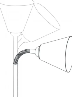 Paulmann No. 95430 Klemmleuchte Vitis Flexarm E14 Schwarz mit Schnurschalter