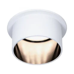 Paulmann No. 93376 LED Einbauleuchte Gil 6W IP44 2700K Weiß Schwarz 3-Stufen dimmbar