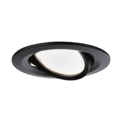 Paulmann No. 94472 LED Einbauleuchte Nova rund 3x6W schwarz schwenkbar dimmbar IP23