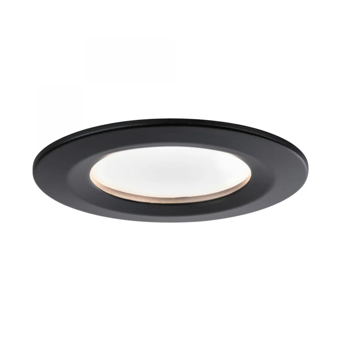 Paulmann No. 94473 LED Einbauleuchte Nova rund 3x6,5W schwarz IP44