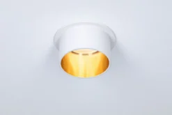 Paulmann No. 93381 LED Einbauleuchten Set Gil 6W IP44 2700K Weiß Gold 3-Stufen dimmbar
