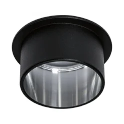Paulmann No. 93382 LED Einbauleuchte Gil 6W IP44 2700K Schwarz Eisen 3-Stufen dimmbar