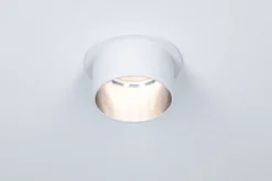 Paulmann No. 93384 LED Einbauleuchte Gil 6W IP44 2700K Weiß Eisen 3-Stufen dimmbar