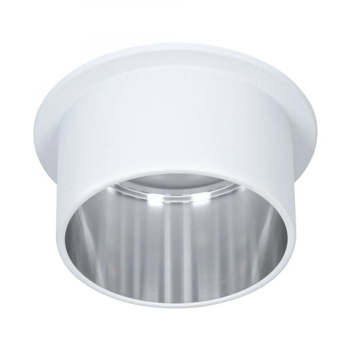 Paulmann No. 93384 LED Einbauleuchte Gil 6W IP44 2700K Weiß Eisen 3-Stufen dimmbar