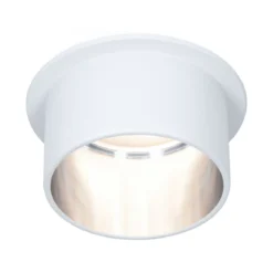 Paulmann No. 93384 LED Einbauleuchte Gil 6W IP44 2700K Weiß Eisen 3-Stufen dimmbar