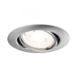 Paulmann No. 93399 LED Einbauleuchte Base rund 10x10W GU10 Eisen gebürstet