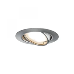 Paulmann No. 93414 LED Einbauleuchte Base schwenkbar 1 x 5W Eisen gebürstet