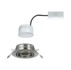 Paulmann No. 93414 LED Einbauleuchte Base schwenkbar 1 x 5W Eisen gebürstet