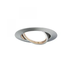 Paulmann No. 93420 LED Einbauleuchten Set Base schwenkbar, 3 x 5W Eisen gebürstet