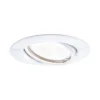 Paulmann No. 93423 LED Einbauleuchten Set Base Coin schwenkbar, 3 x 5W Weiß
