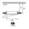 Paulmann No. 93426 LED Einbauleuchten Set Base schwenkbar, 3 x 5W GU10 Weiß dimmbar
