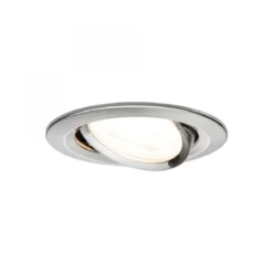 Paulmann No. 93429 LED Einbauleuchten Nova rund 6,5W GU10 Eisen 3er-Set schwenkbar