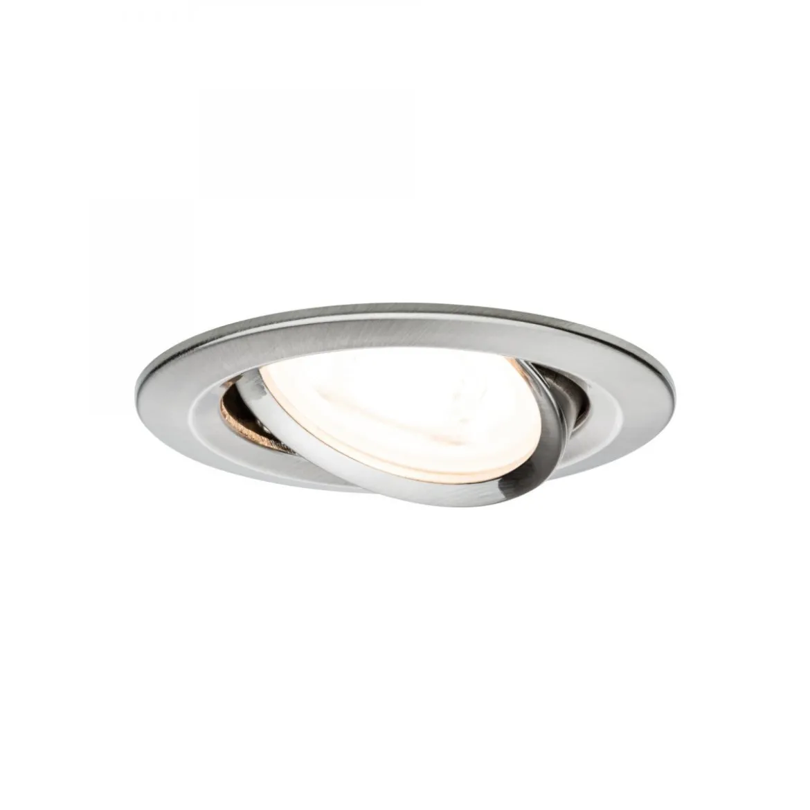Paulmann No. 93429 LED Einbauleuchten Nova rund 6,5W GU10 Eisen 3er-Set schwenkbar