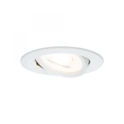 Paulmann No. 93431 LED Einbauleuchten Nova rund 6,5W GU10 Weiß matt 3er-Set schwenkbar
