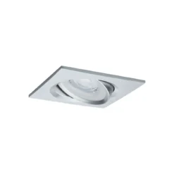 Paulmann No. 93438 LED Einbauleuchte Nova eckig 6,5W GU10 Alu 3er-Set schwenkbar