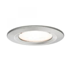 Paulmann No. 93439 LED Einbauleuchte Nova rund 6,5W GU10 Eisen 1er-Set starr IP44