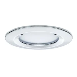 Paulmann No. 93445 LED Einbauleuchte Nova rund 6,5W GU10 Chrom 3er-Set starr IP44
