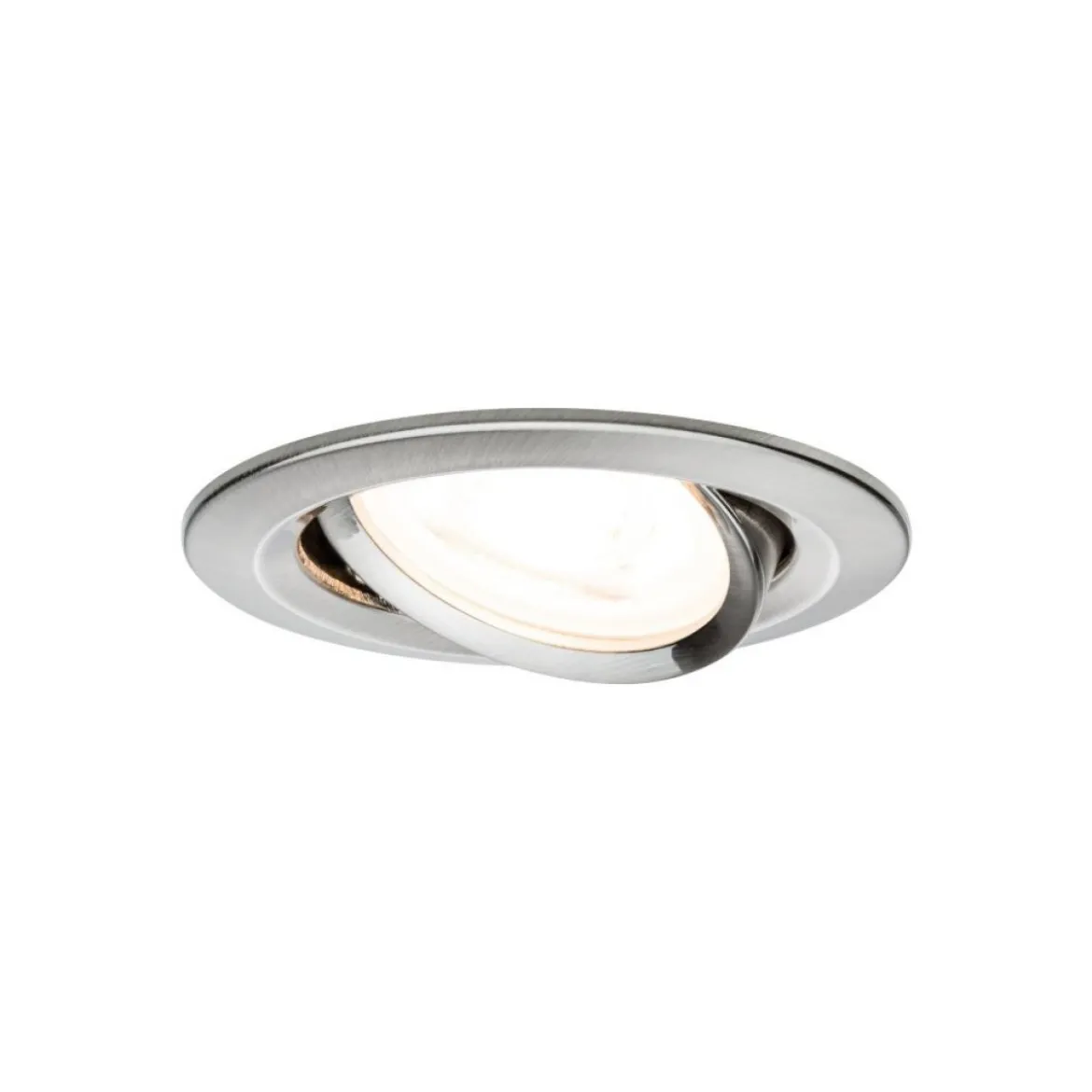 Paulmann No. 93465 LED Einbauleuchten Nova rund 6,5W GU10 Eisen 3er-Set dimmbar