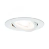Paulmann No. 93466 LED Einbauleuchte Nova rund 6,5W GU10 Weiß matt 1er-Set dimmbar