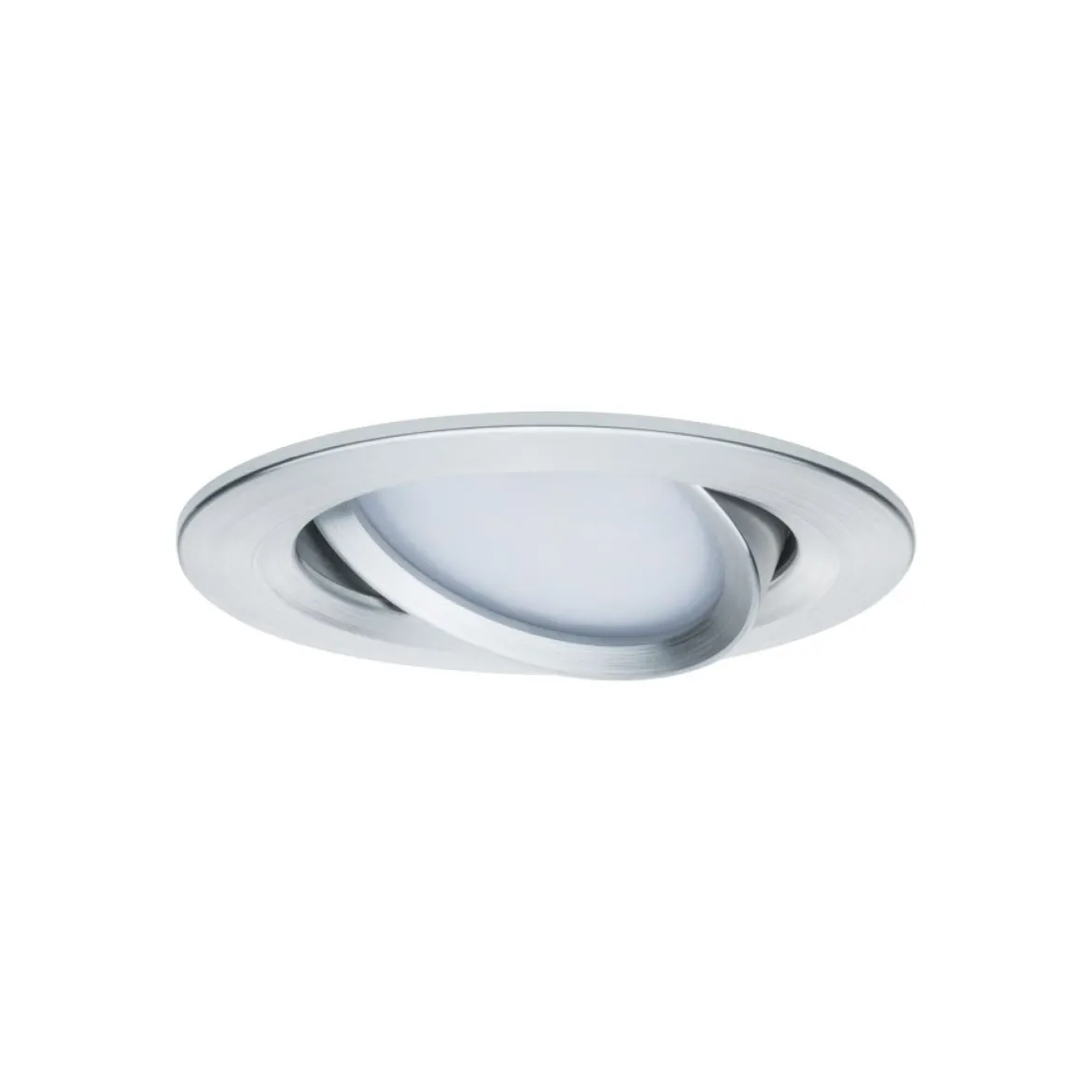 Paulmann No. 93469 LED Einbauleuchten Nova rund 6,5W GU10 Alu 3er-Set dimmbar
