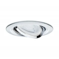 Paulmann No. 93470 LED Einbauleuchten Nova rund 6,5W GU10 Chrom 3er-Set dimmbar
