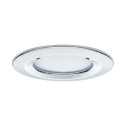 Paulmann No. 93481 LED Einbauleuchte Nova rund 6,5W GU10 Alu 3er-Set  IP44 dimmbar