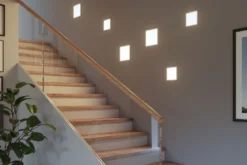 Paulmann No. 93054 LED Einbaupanel Areo VariFit eckig IP44 3-Stufen-dimmbar 230mm 3000K