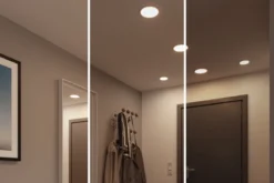 Paulmann No. 93056 LED Einbaupanel Areo VariFit Weiß IP44 3-Stufen-dimmbar 230mm 4000K
