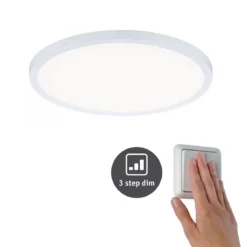 Paulmann No. 93056 LED Einbaupanel Areo VariFit Weiß IP44 3-Stufen-dimmbar 230mm 4000K