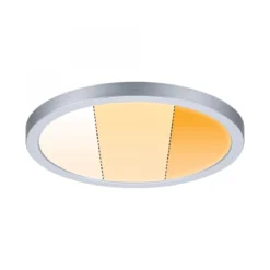 Paulmann No. 92991 LED Einbaupanel Areo VariFit IP44 rund 175mm Chrom matt WarmDim-Stepschaltung