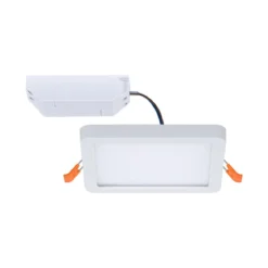 Paulmann No. 93041 LED Einbaupanel Areo VariFit IP44 eckig 118mm Weiß 4000K