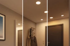 Paulmann No. 93050 LED Einbaupanel Areo VariFit Weiß  IP44 3-Stufen-dimmbar 230mm