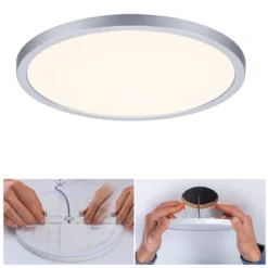 Paulmann No. 93052 LED Einbaupanel Areo VariFit Chrom IP44 3-Stufen-dimmbar 230mm 3000K