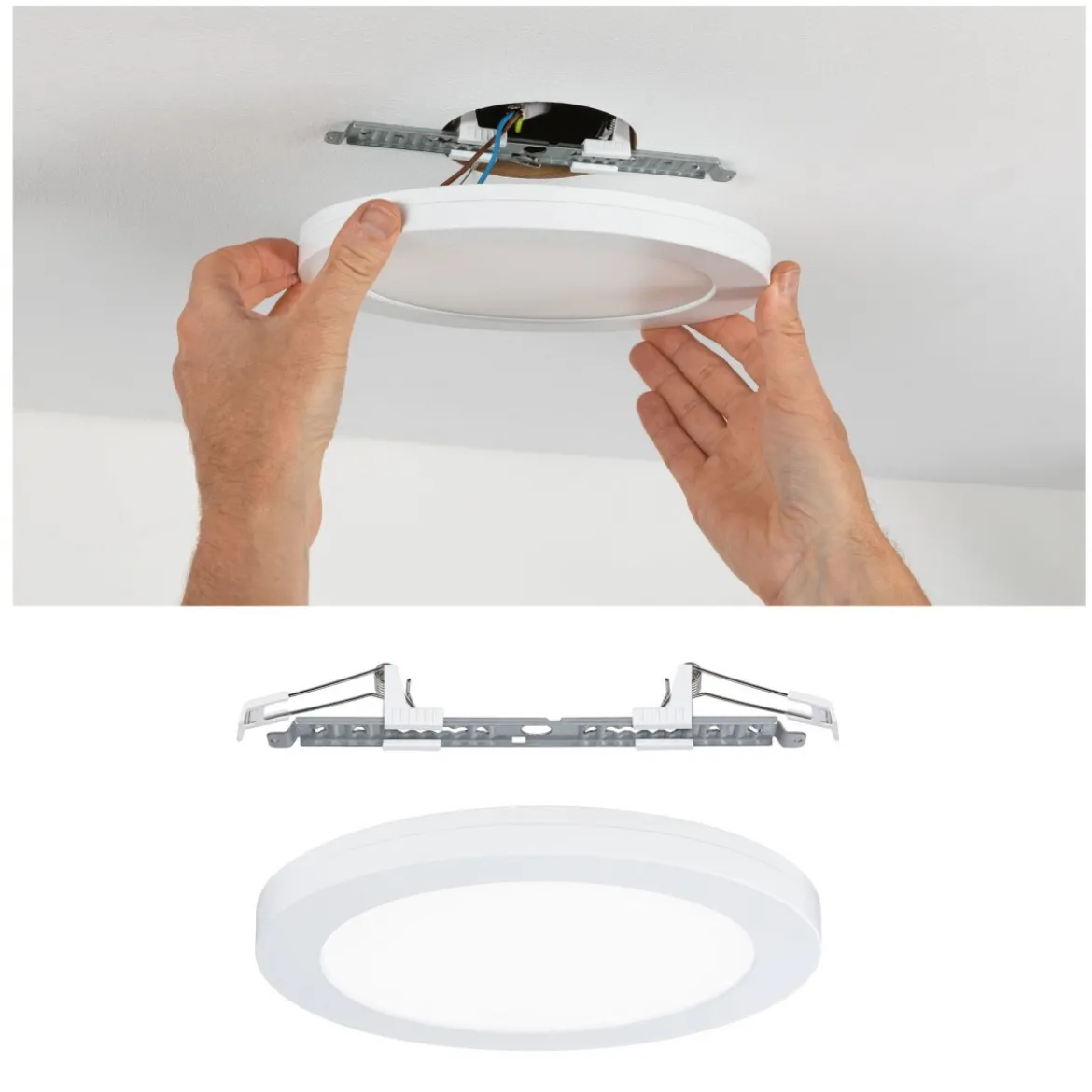 Paulmann No. 95389 LED Einbaupanel Cover-it rund 225mm 4000K