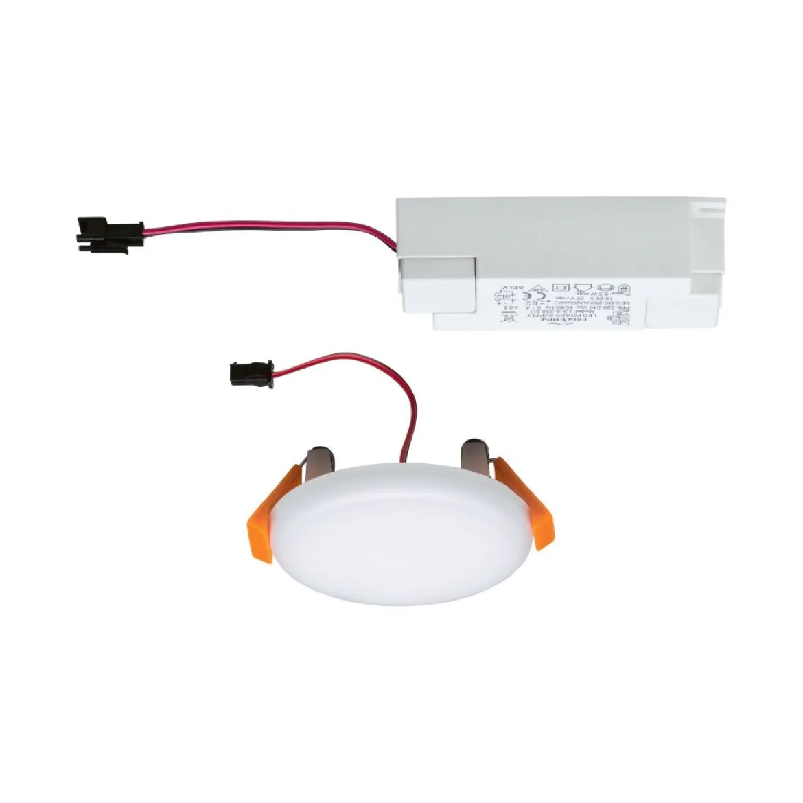 Paulmann No. 92387 LED Einbaupanel Veluna VariFit IP44 75mm 3.000K