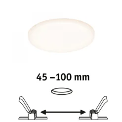 Paulmann No. 92388 LED Einbaupanel Veluna VariFit IP44 125mm 3.000K