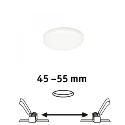 Paulmann No. 92390 LED Einbaupanel Veluna VariFit IP44 75mm 4.000K