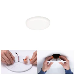 Paulmann No. 92390 LED Einbaupanel Veluna VariFit IP44 75mm 4.000K