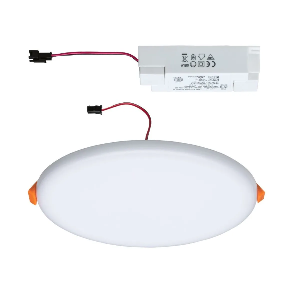 Paulmann No. 92392 LED Einbaupanel Veluna VariFit IP44 185mm 4.000K Satin
