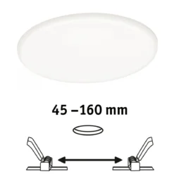 Paulmann No. 92392 LED Einbaupanel Veluna VariFit IP44 185mm 4.000K Satin