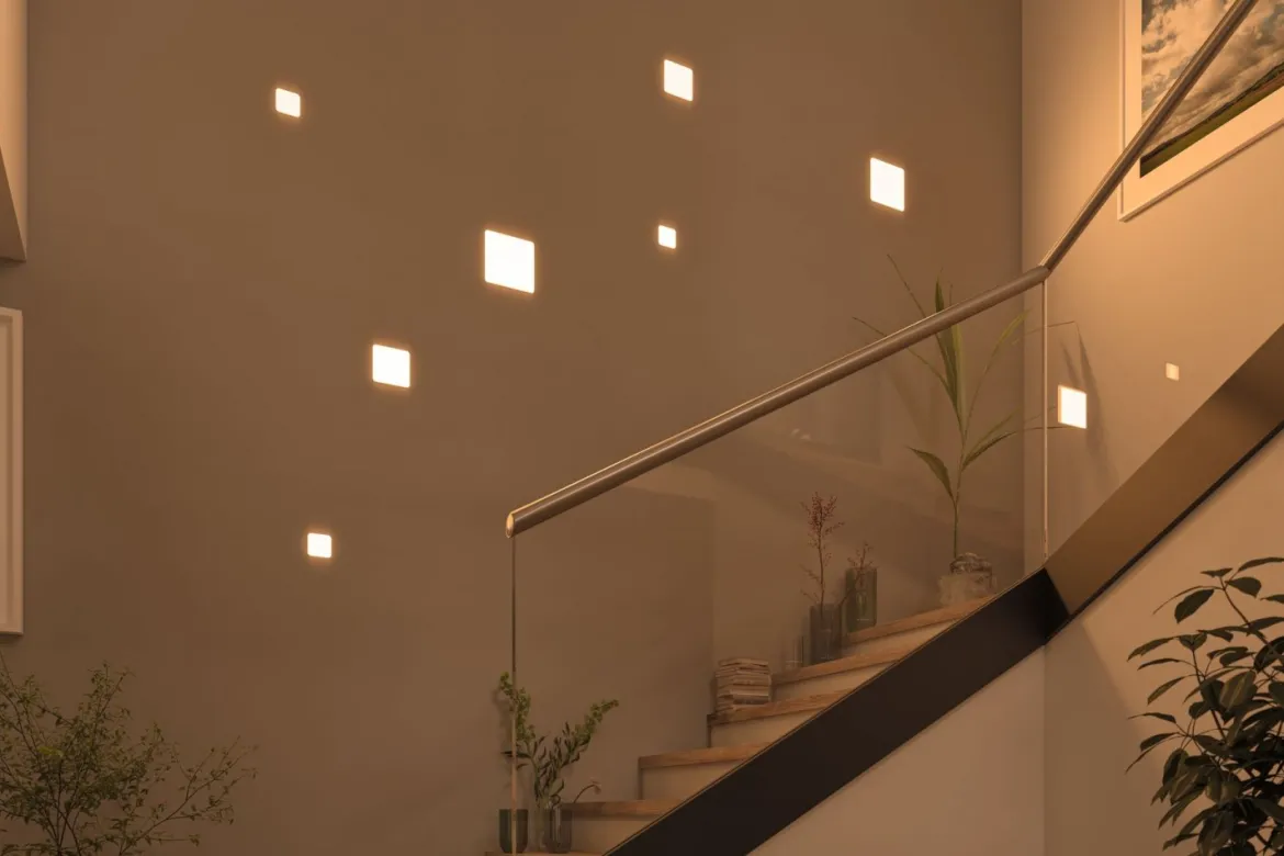 Paulmann No. 92395 LED Einbaupanel Veluna VariFit IP44 185x185mm 17W 3.000K