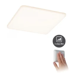 Paulmann No. 93061 LED Einbaupanel Veluna VariFit IP44 3-Stufen-dimmbar 185x185mm 3.000K